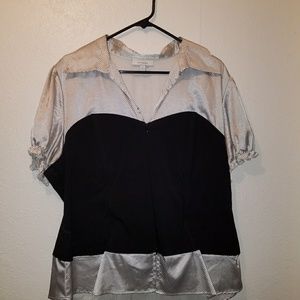 Dressbarn Corset Style Shirt